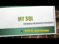 Lesson 20 ALTER TABLE Statement in MySQL