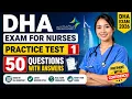 DHA Exam for Nurses 50 Practice Questions with Answers Test 1