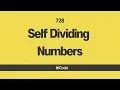 leetcode - 728 Self Dividing Numbers