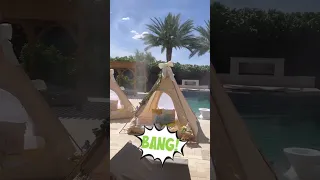 Mini Glamping Outdoor Sleepover with AZ Sleepy Teepee in Paradise Valley Arizona