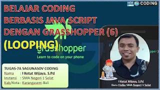 Belajar Coding Berbasis Java Script dengan Grasshopper 6 - Looping