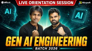 LIVE ORIENTATION || Gen AI Engineering Batch 2026 | Your Journey into AI Starts Here🔥