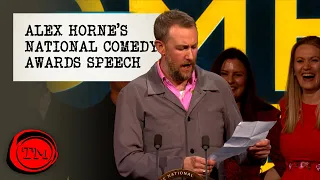 Alex Horne s HILARIOUS Speech at the National Comedy Awards Taskmaster