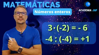 Multiplicación y División de números enteros - Regla de los Signos