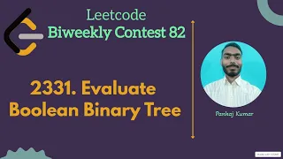 2331 Evaluate Boolean Binary Tree leetcode Biweekly 82 Leetcode Easy