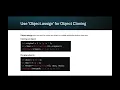 JavaScript Tip Use Object assign for Object Cloning
