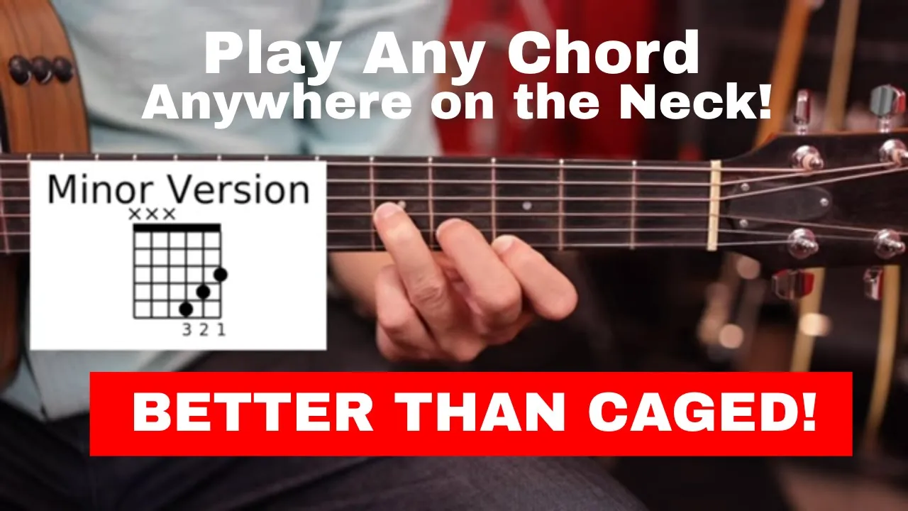 The Secret to Playing Chords Anywhere on the Guitar Neck (Easy)