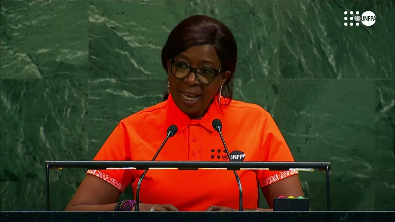 Declaración de apertura de la Sra. Diene Keita, Directora Ejecutiva del UNFPA,...