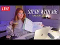 LIVE Study With Me | Pomodoro 25/8 | samen studeren \u0026 kletsen 💗📚
