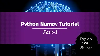 Python Numpy Tutorial Part 1 Jupyter Notebook Python
