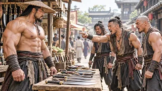 2026 Action Movie: Thugs mock a young sword seller—unaware he can defeat them all in one strike!