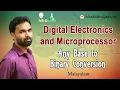 Any Base Number to Binary Conversion Digital Electronics and Microprocessor Malayalam