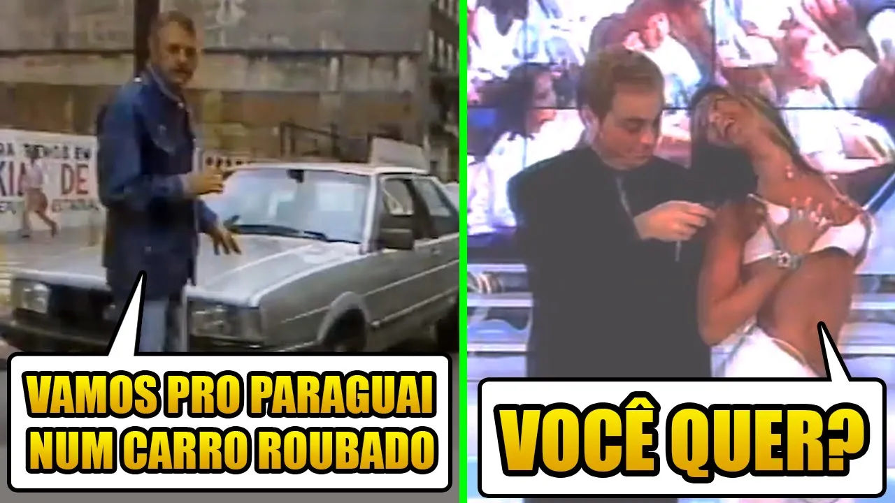 Os Momentos mais ABSURDOS da TV nos Anos 90!