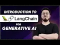 LangChain Tutorial for Beginners Generative AI Series