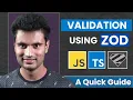 Using zod for input validation in
