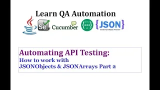 How to work with JSONObjects JSONArrays Part 2
