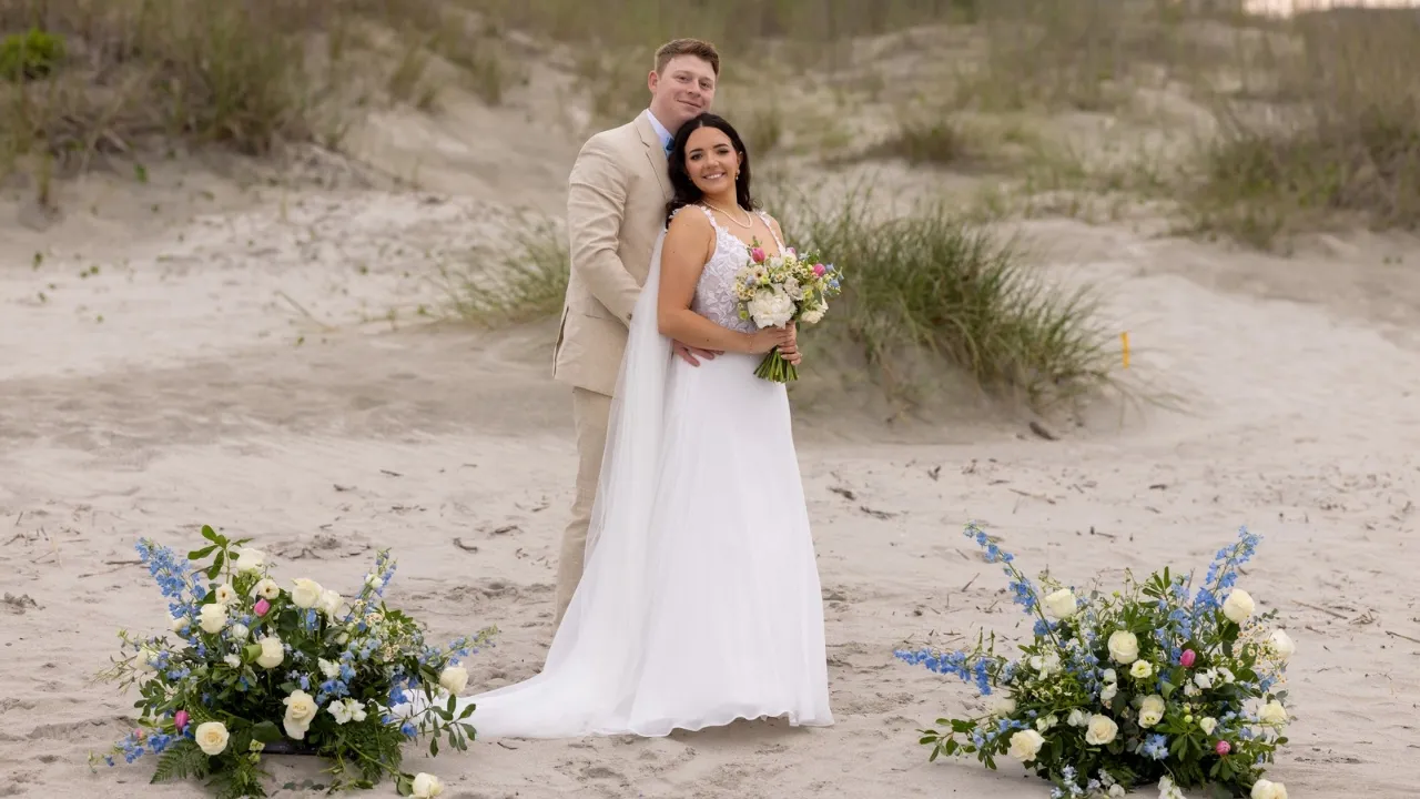 Camille & Mason | Sunrise Elopement at Isle of Palms | Charleston Elopement Film