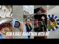 RUN A HALF MARATHON WITH ME in-depth routine nutrition before during and after mobility tips