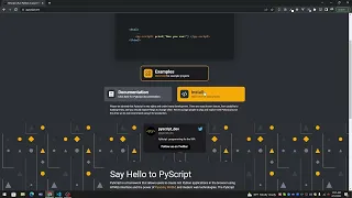 Dynamic communication between PyScript and JavaScript