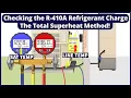 R-410A Refrigerant Charge Measurement Examples on Air Conditioners Total Superheat Method Practice