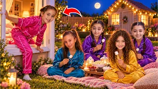 ملك ويارا هربو من البيت وراحو عند نايا على حفلة مشاهير من دون ماريا وكتاليا دندنها