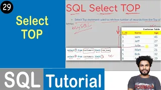 Select Top Statement in SQL SQL Tutorial