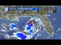 Tropical Depression Two slowly churns impacts to Texas are possible later this week