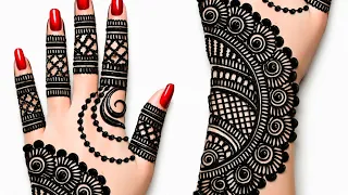 Easy & Beautiful Back Hand Mehndi Design 2026 | Simple Mehndi Tutorial