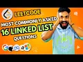 Linked Lists Leetcode 16 Must-Know Questions for FAANG Interviews 2024