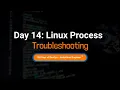Day 14 Linux Process Troubleshooting 100 Days of DevOps - KodeKloud Engineer
