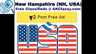 NH NEW HAMPSHIRE CLASSIFIEDS Post Free Ads Jobs AKClassy Craigslist OLX USA