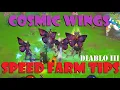 Tips on speed farming Cosmic Wings in Diablo III - reupload with