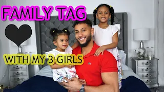 family tag kenyan uncle with his precious girls