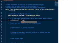 String Permutations using Java