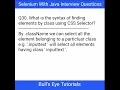 CSS Selector in Selenium What is the syntax of finding elements using CSS selector