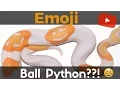 Emoji Ball Python