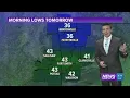 Temperatures are quickly dropping across Arkansas as a cold front marches south Nov 17 Forecast