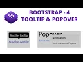 Tooltip Popover in Bootstrap Bootstrap 4 Tutorial for Beginners - 20