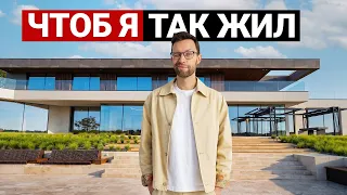 УНИКАЛЬНЫЙ ДОМ 2500 м²: парящие камин и лестница, остекление высотой 4 метра, бассейн и спа