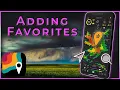 How to Change Map Types Add Favorites MyRadar Tutorial