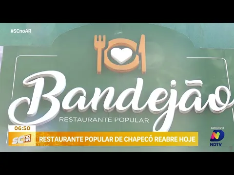 Bandejão em ação: Restaurante Popular de Chapecó retorna às atividades nesta segunda-feira