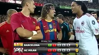 FC Barcelona vs AC Milan Penalty Shootout Trofeo Joan Gamper 10