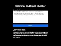 NLP Grammar Checker Web project