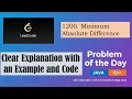 1200 Minimum Absolute Difference Leetcode Daily Question 26-01-2026