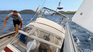 Saving A Drifting Boat At Night – Everyone Was Asleep! – Ep. 295 RAN Sailing