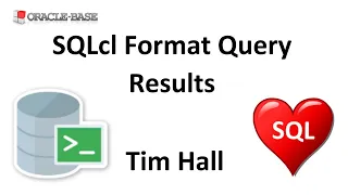 SQLcl Format Query Results