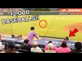 Catching my 12 000th baseball at Truist Park in Atlanta