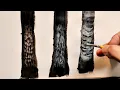 How To Paint Trees Part 2 Tree Trunk Bark And Textures