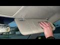 Toyota sun visor replacement - passenger side