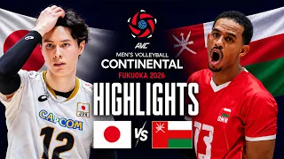 Japan 🇯🇵 vs Oman 🇴🇲 | Highlights | AVC Men's Continental Championship 2026